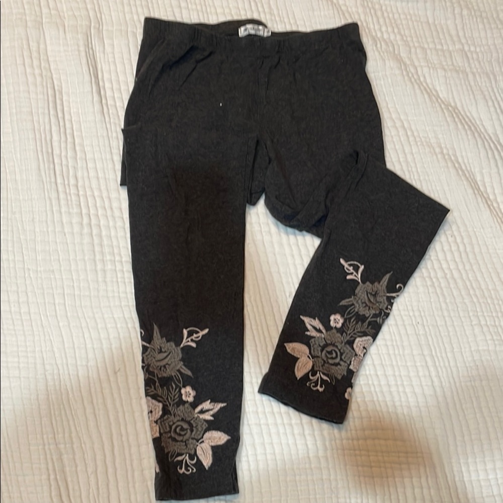 Johnny Was Floral Embroidered Women’s Leggings